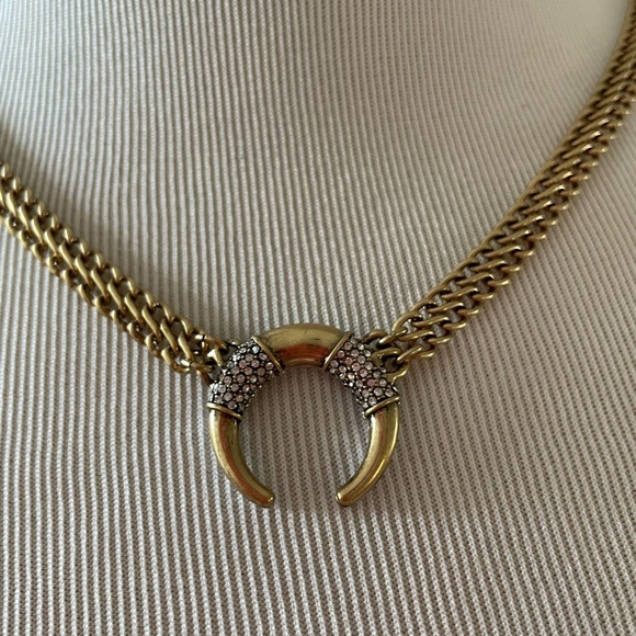 Stella & Dot Double Take Reversible Horn Necklace - Picture 3 of 6